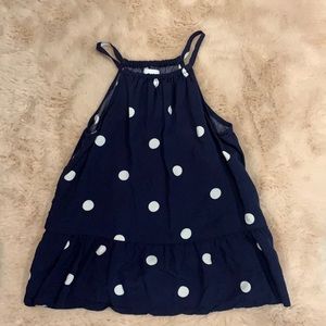 Girls Polka Dot swing top